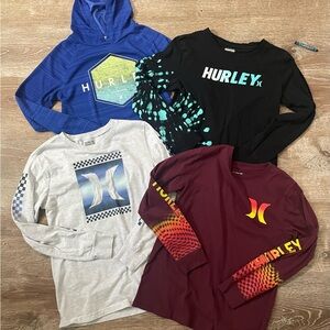 Hurley Blue and Black Sweatshirts & Hoodies Collection